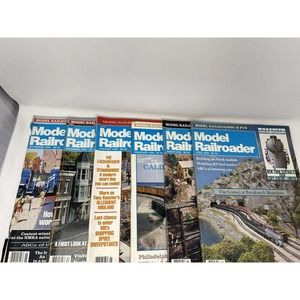 Lot Of 47 1980’s Model Railroader Railfan Railroad Model Trains Magazines